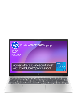 HP 15-fd0073na Laptop, Intel Core i3 Processor, 8GB RAM, 512GB SSD, 15.6” Full HD, Natural Silver, Natural Silver