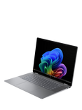 HP OmniBook X Flip 16 Convertible Laptop, AMD Ryzen AI 5 Processor, 16GB RAM, 512GB SSD, 16” 3K Touchscreen, Meteor Silver