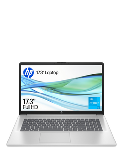 HP 17-cn3007na Laptop, Intel Core i3 Processor, 8GB RAM, 512GB SSD, 17.3” Full HD, Natural Silver, Natural Silver