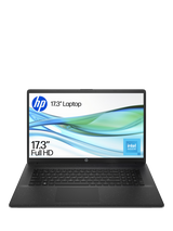 HP 17-cn3008na Laptop, Intel N100 Processor, 4GB RAM, 128GB, 17.3” Full HD, Jet Black