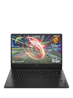HP OMEN 17-db1000na Gaming Laptop, AMD Ryzen AI 7 Processor, 16GB RAM, 1TB SSD, RTX 5060, 17.3" Full HD, Shadow Black, Shadow Black