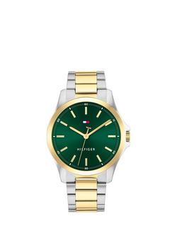 Tommy Hilfiger 1792192 Men's Two Tone Bracelet Strap Watch, Bi-colour, Bi-colour