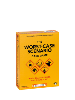 Moose Games Worst Case Scenario Party Game, Orange