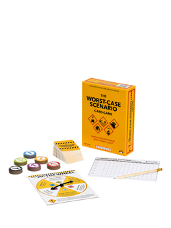 Moose Games Worst Case Scenario Party Game - view 2, Orange