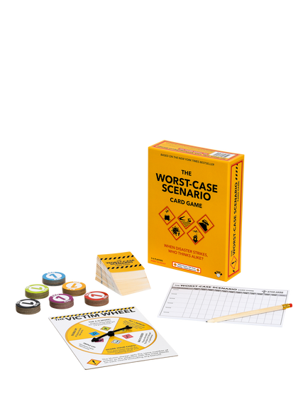 Moose Games Worst Case Scenario Party Game - view 2, Orange