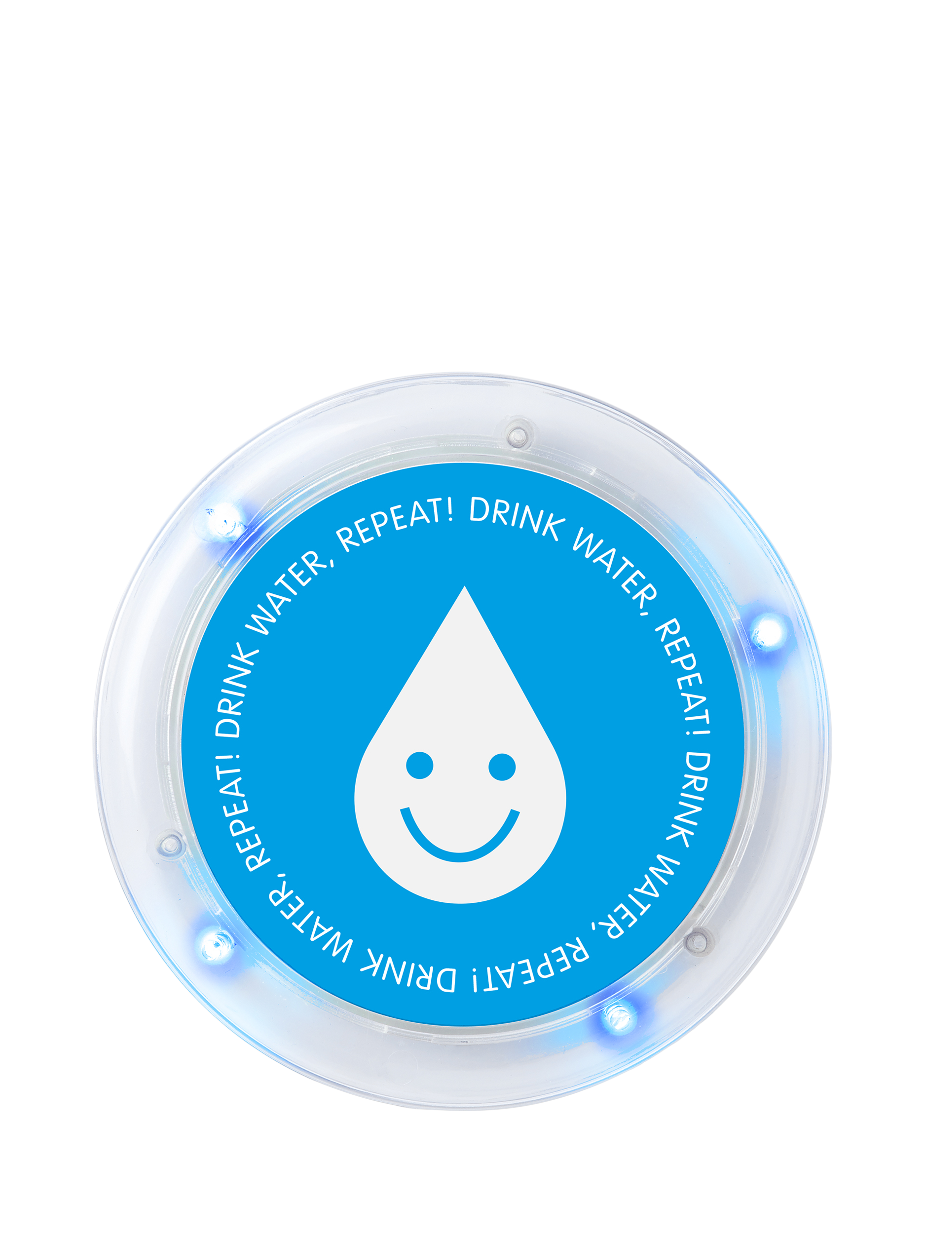 Mustard Drink Buddy Coaster, Blue