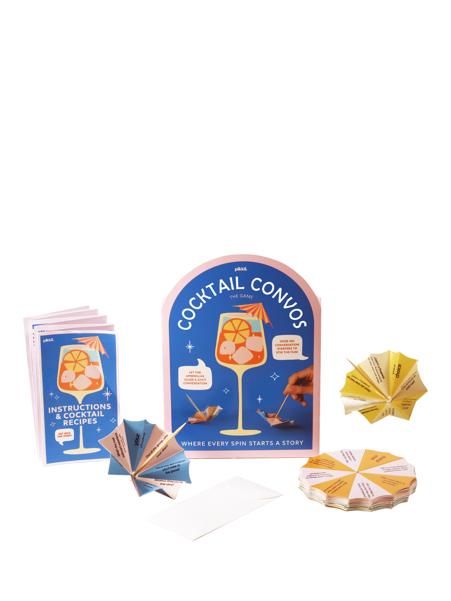 Pikkii Cocktail Convos Cards