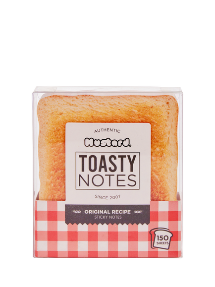Mustard Toasty Notepad, Yellow - view 2, Yellow