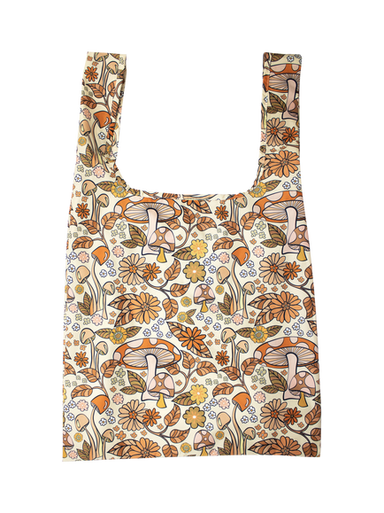 Kind Bag Mushrooms Shopper Bag, Brown, Brown