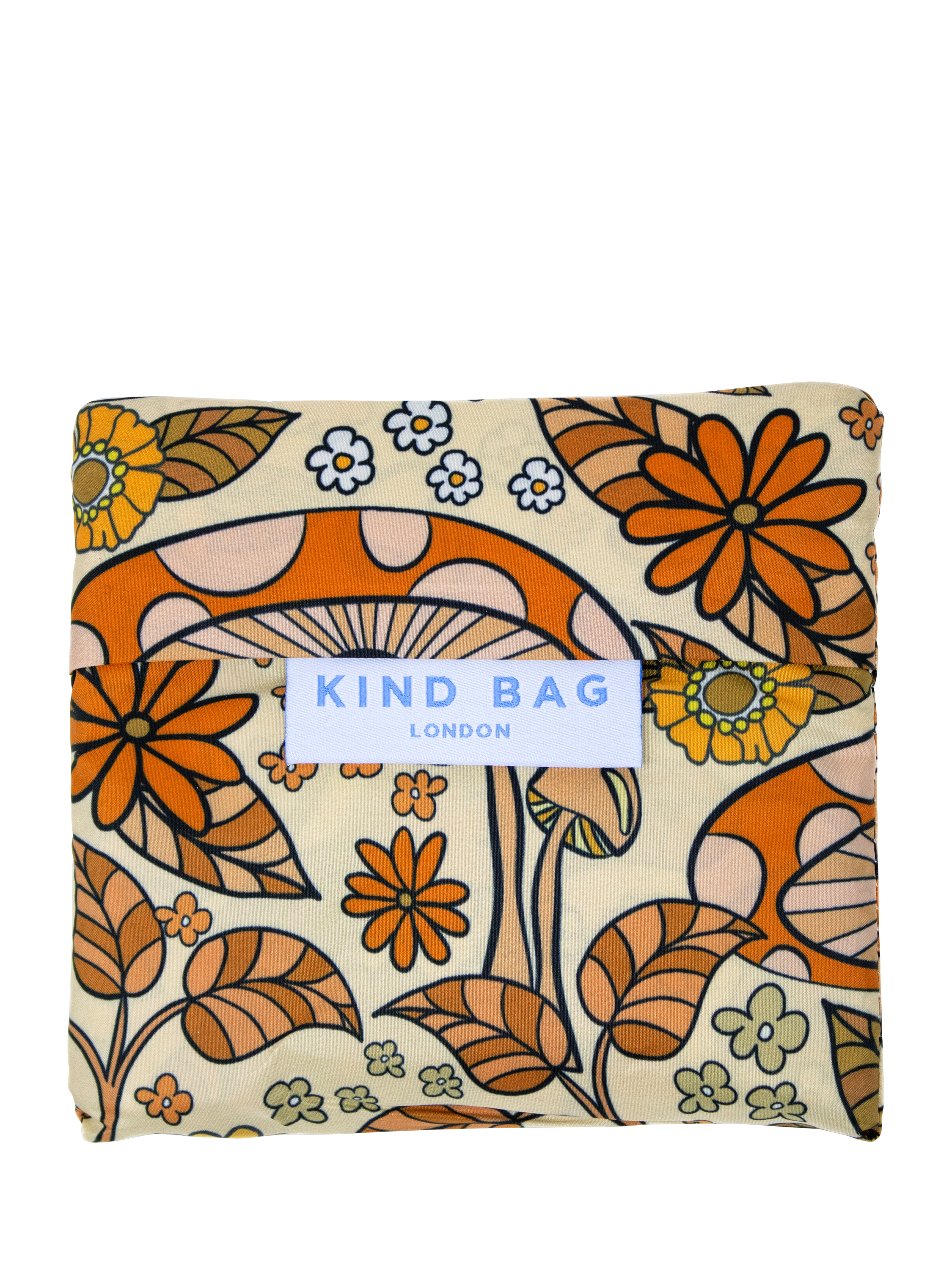 Product image 2 of 5, which shows Kind Bag Mushrooms Shopper Bag, Brown