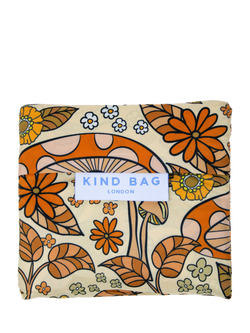 Kind Bag Mushrooms Shopper Bag, Brown - view 2, Brown