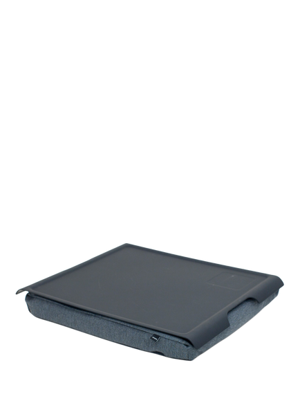 Bosign Large Anti-Slip Plastic Top Lap Tray, 46cm, Black, Black