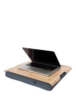 Bosign Large Willow Veneer Top Lap Tray, 46cm - view 2, Brown