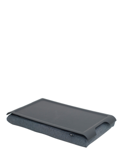Bosign Mini Anti-Slip Plastic Top Lap Tray, 43cm, Black, Black