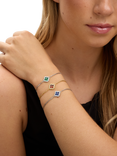 Jon Richard Crystal Clover Toggle Bracelet