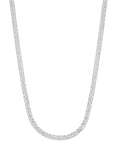 Jon Richard Cubic Zirconia Baguette Necklace, Silver