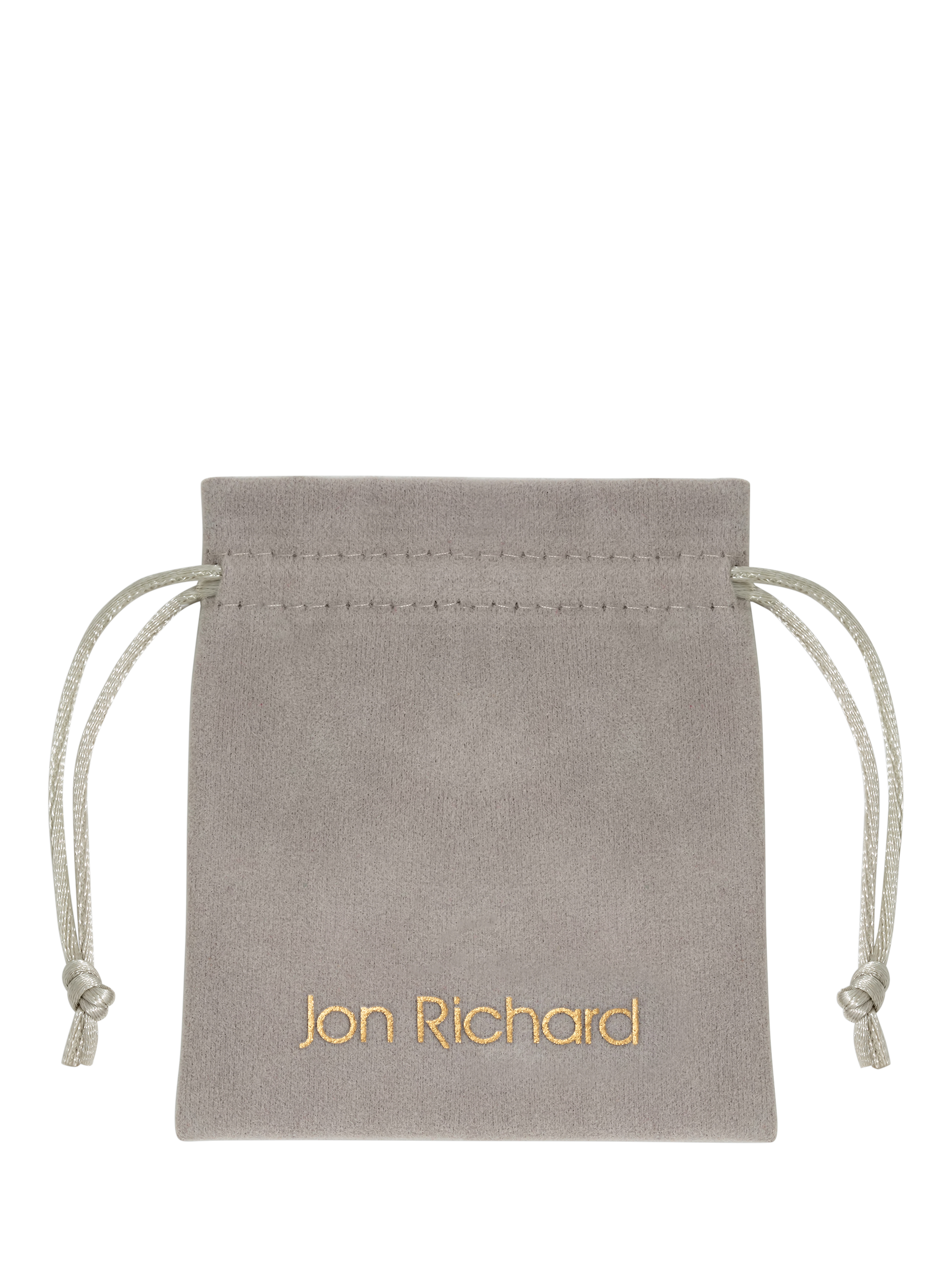 Product image 2 of 2, which shows Jon Richard Cubic Zirconia Baguette Necklace, Silver