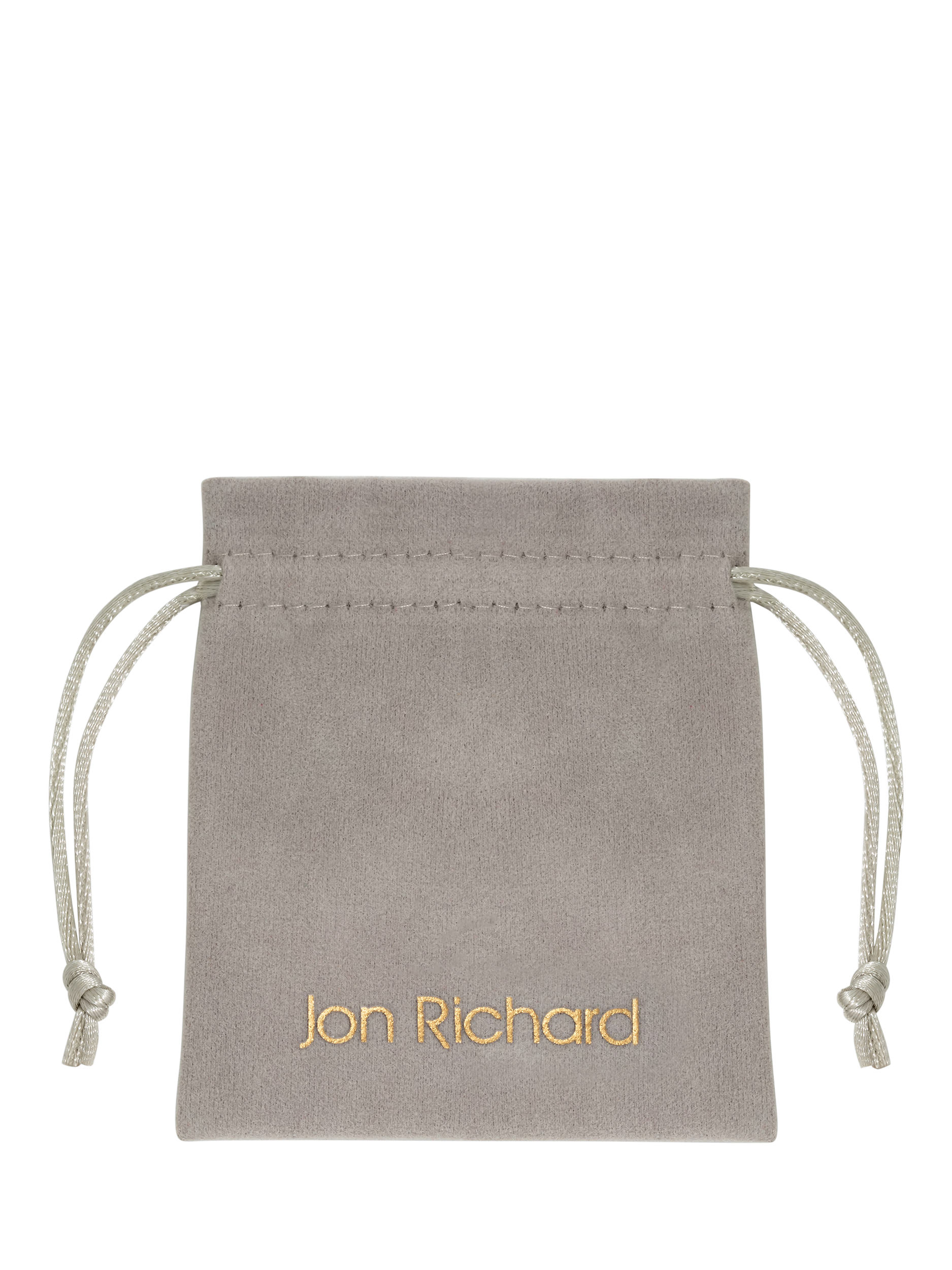 Product image 5 of 5, which shows Jon Richard Cubic Zirconia Fine Drop Necklace, Silver