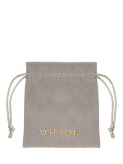 Jon Richard Cubic Zirconia Round Tennis Necklace, Silver - view 2, Silver