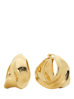 Moinca Vinader Nomad Bold Medium Hoop Earrings, Gold, Gold