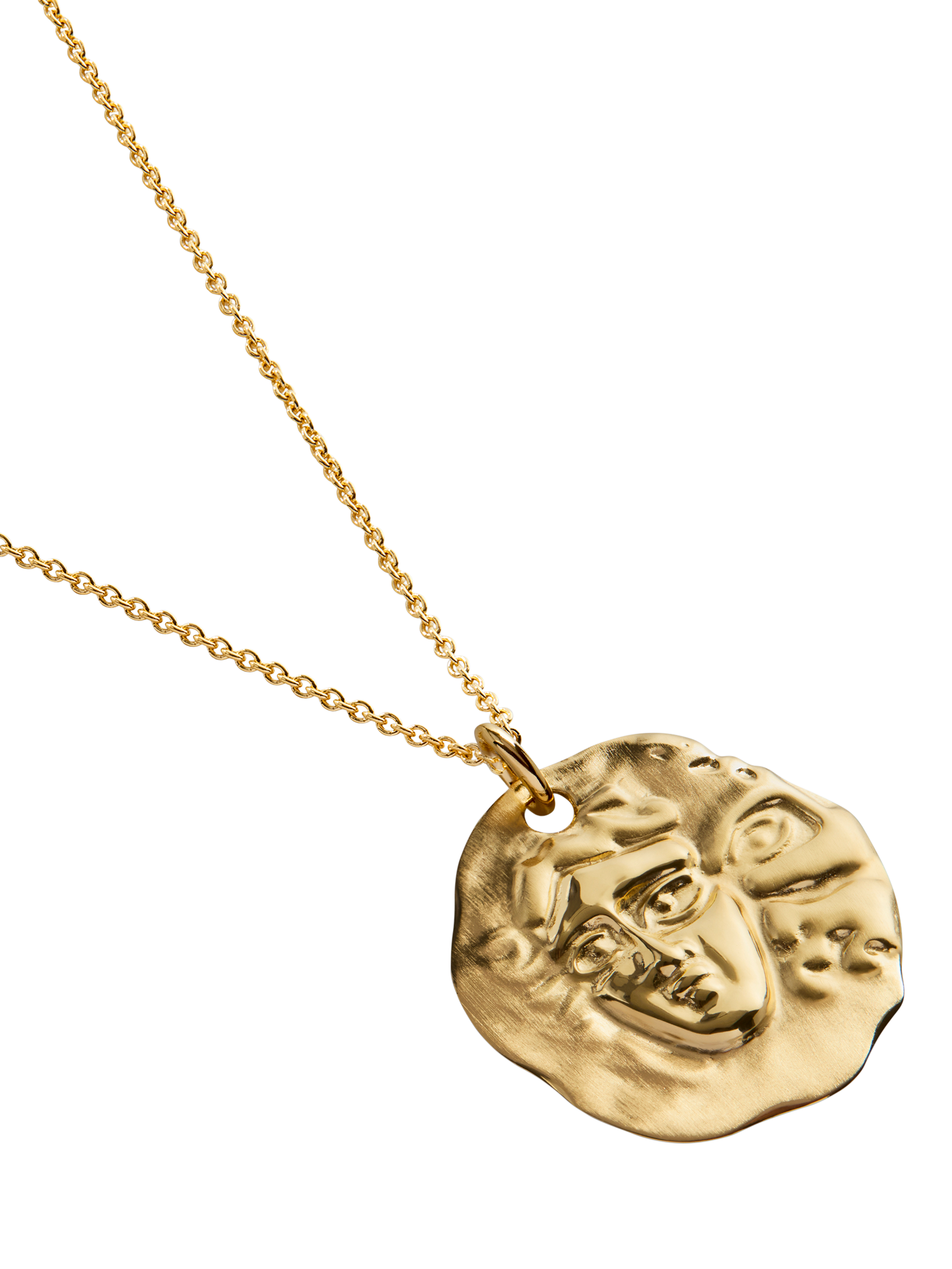 Product image 4 of 5, which shows Monica Zodiac Pendant Necklace, Gold, Gemini