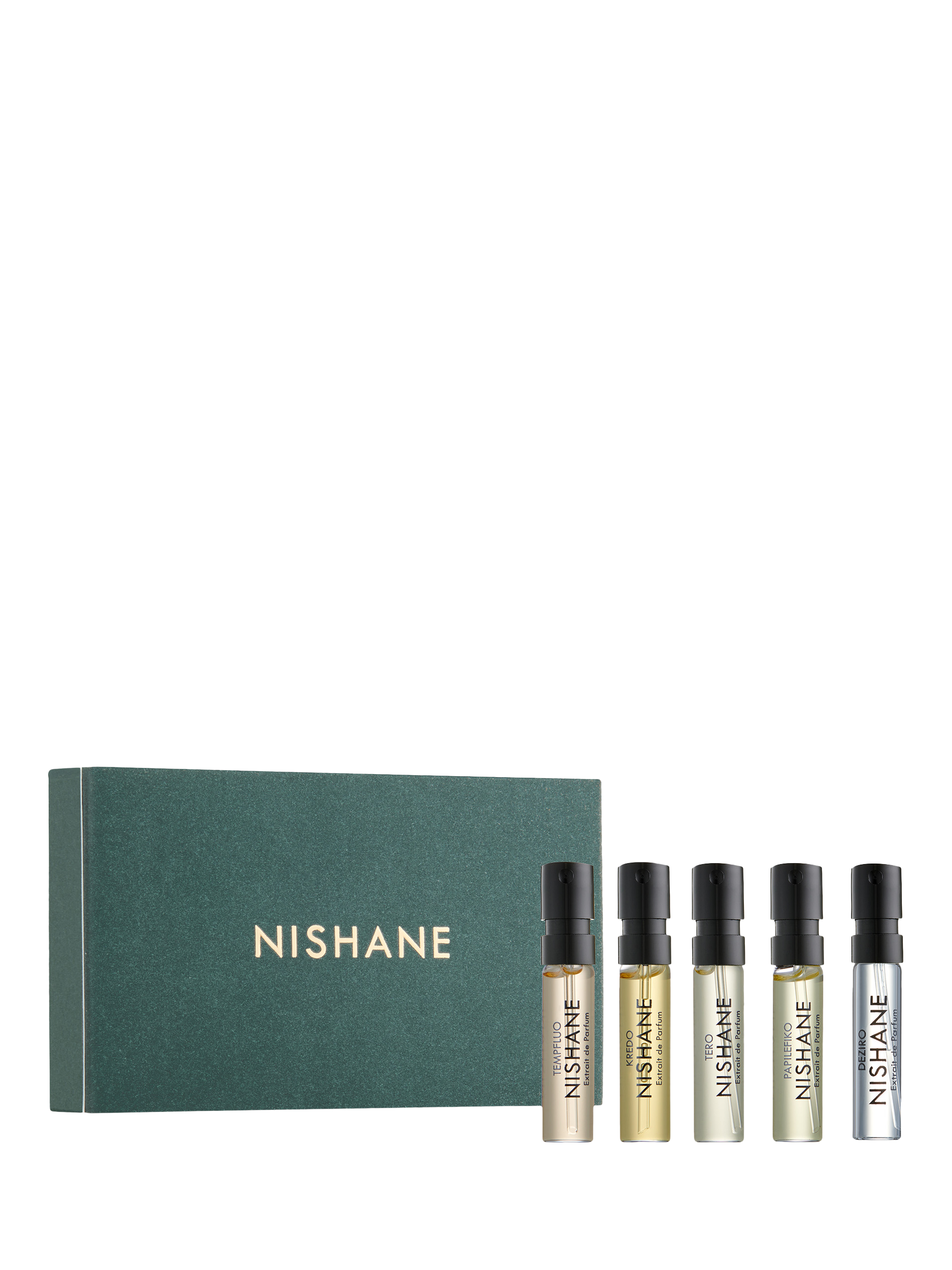 Product image 1 of 5, which shows NISHANE Time Capsule Collection Discovery Fragrance Gift Set, 5 x 2ml