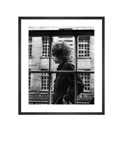 John Lewis Mirrorpix Bob Dylan 1966 Framed Print & Mount, 62.2 x 55.2cm, Black/White, Multi
