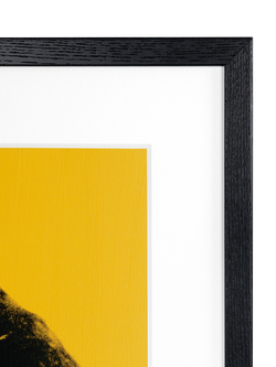 John Lewis Andy Warhol 'Debbie Harry, 1980' Framed Print & Mount, 52.5 x 52.5cm, Yellow - view 2, Multi