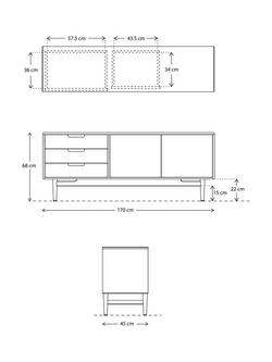 Swyft Model 01 Sideboard, Oak - view 2, Oak