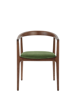 Swyft Model 01 Dining Chair, Set of 2, Walnut/Maple Leather, Walnut & Vine