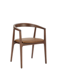 Swyft Model 01 Dining Chair, Set of 2, Walnut/Maple Leather