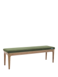 Swyft Model 01 Dining Bench, Oak/Velvet Vine