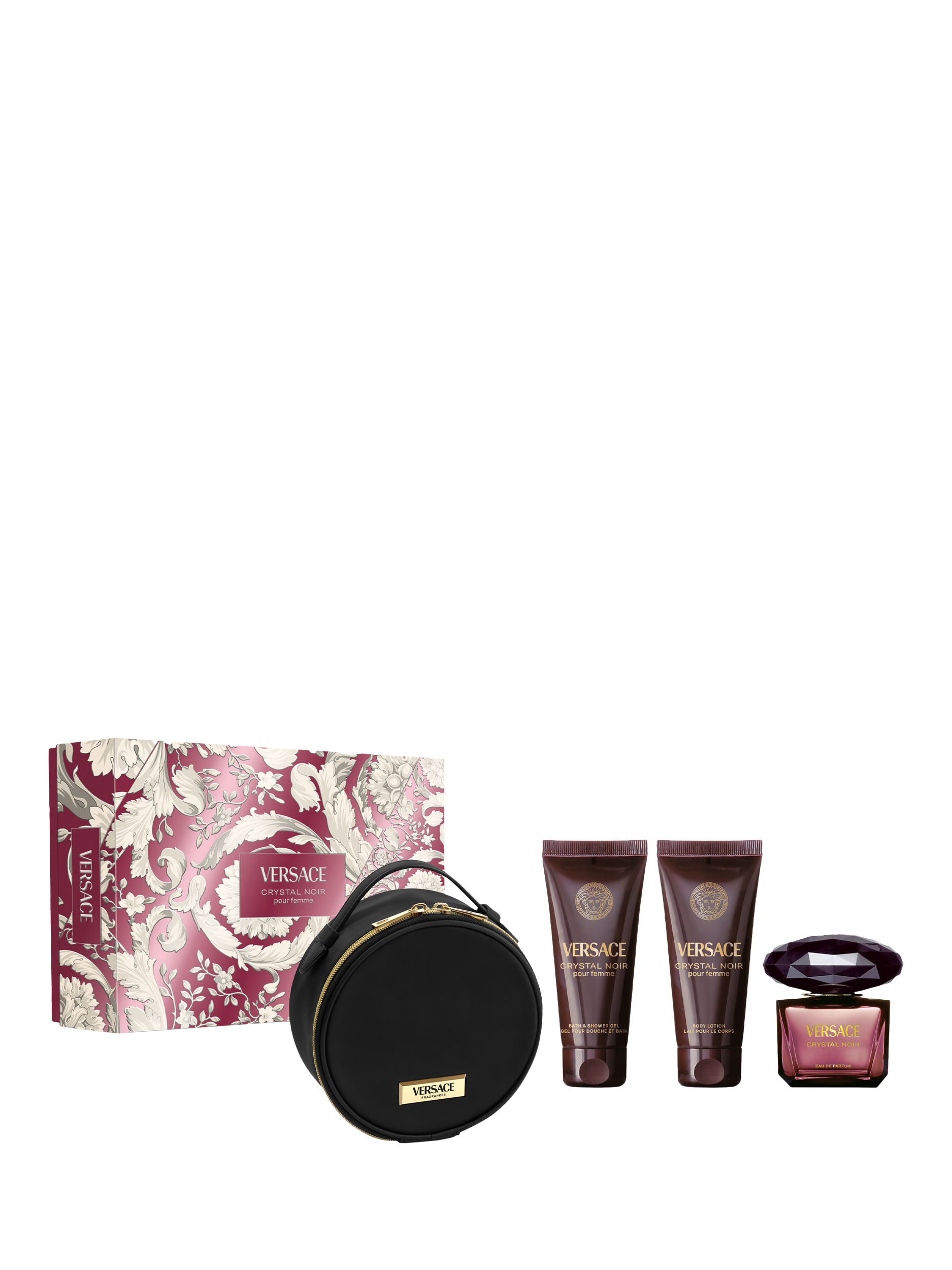 Versace Crystal Noir Eau de Parfum 90ml Fragrance Gift Set