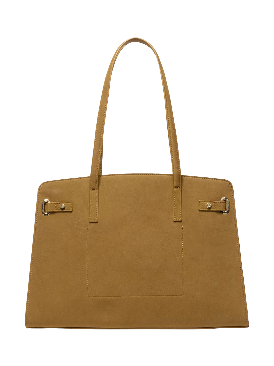 Product image 3 of 5, which shows Dune London Define Suede Shoulder Bag, Mid Brown