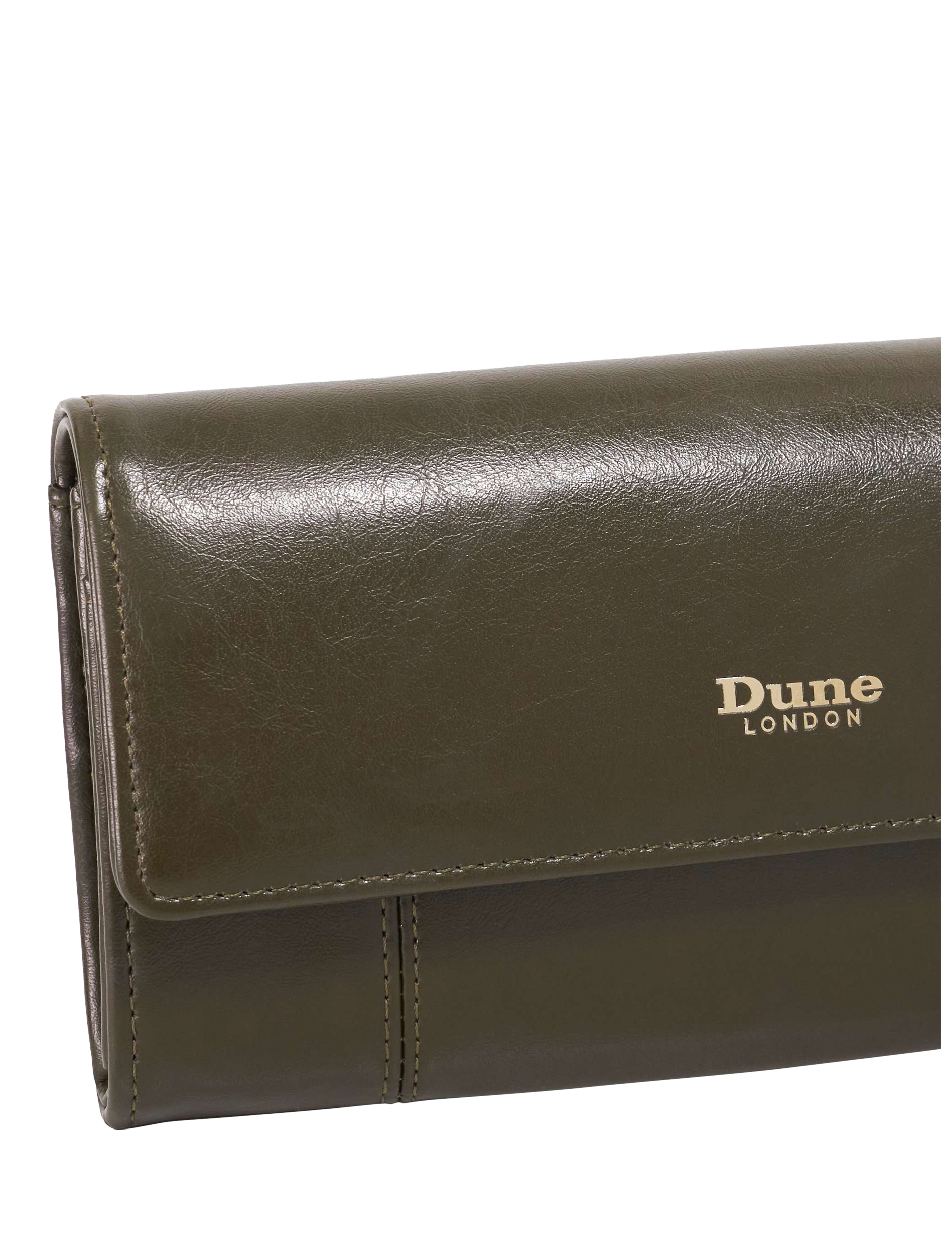 Product image 4 of 4, which shows Dune London Kallia Purse, Mid Green
