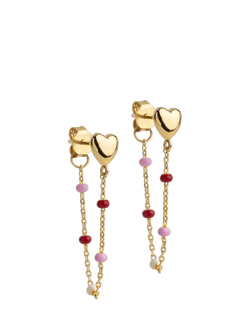 ENAMEL Copenhagen Lola Love Earrings, Yellow Gold