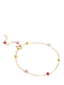 ENAMEL Copenhagen Lola Bold Beaded Bracelet, Yellow Gold, Yellow Gold