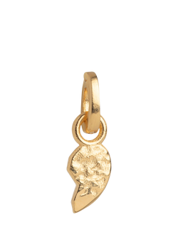 ENAMEL Copenhagen Split Twin Right Heart Charm, Yellow Gold, Yellow Gold