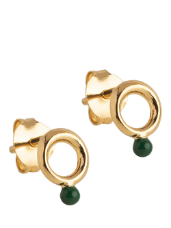 ENAMEL Copenhagen Dotta Stud Earrings, Yellow Gold, Yellow Gold