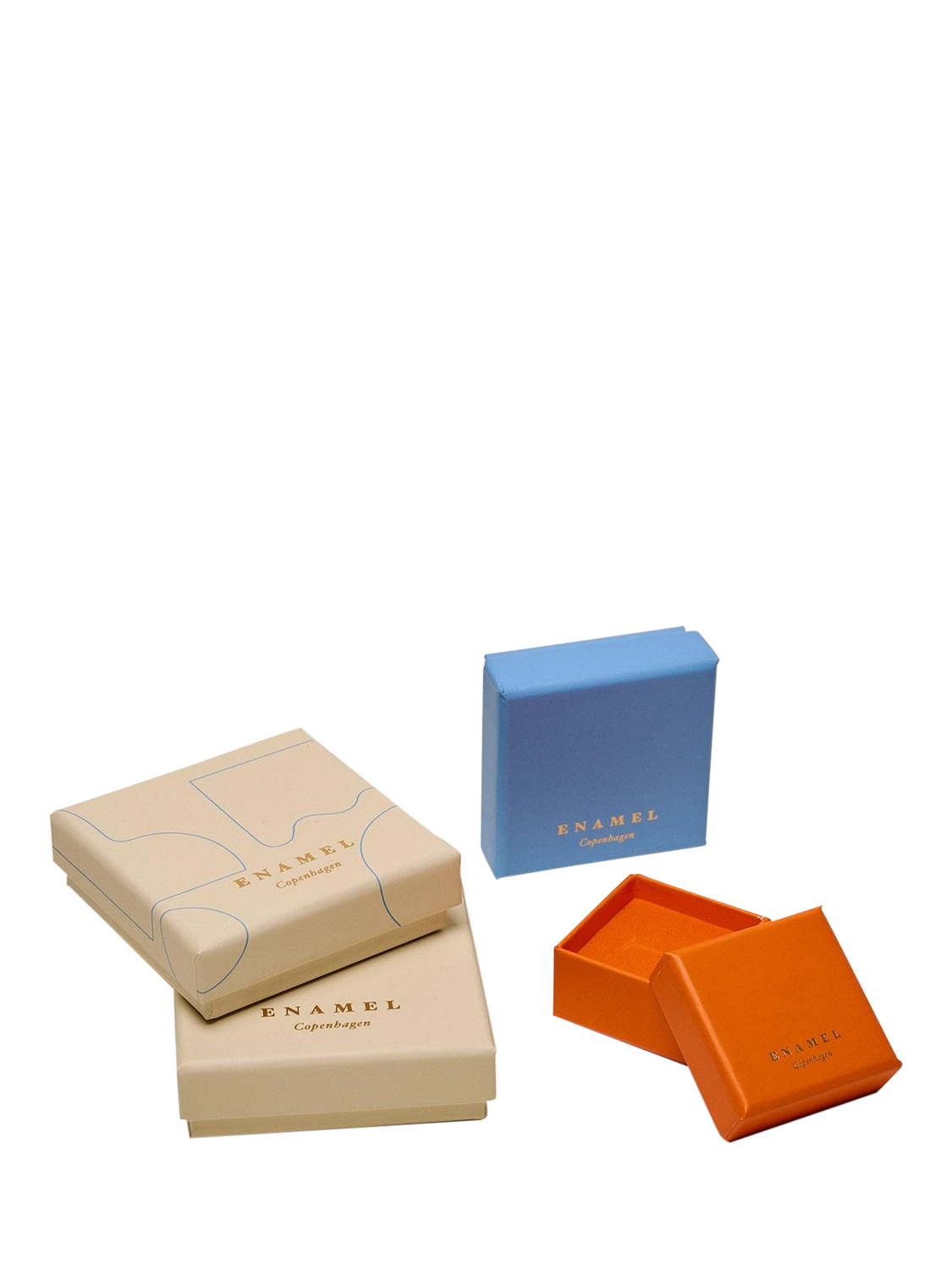 Product image 5 of 5, which shows ENAMEL Copenhagen Dotta Stud Earrings, Yellow Gold