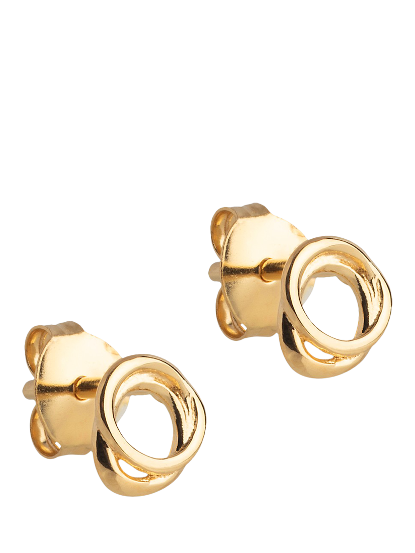 Product image 1 of 4, which shows ENAMEL Copenhagen Bellu Mini Stud Earrings, Yellow Gold