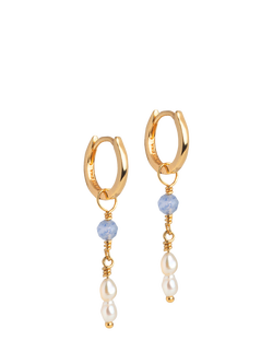 ENAMEL Copenhagen Liva Hoop Earrings, Yellow Gold, Yellow Gold