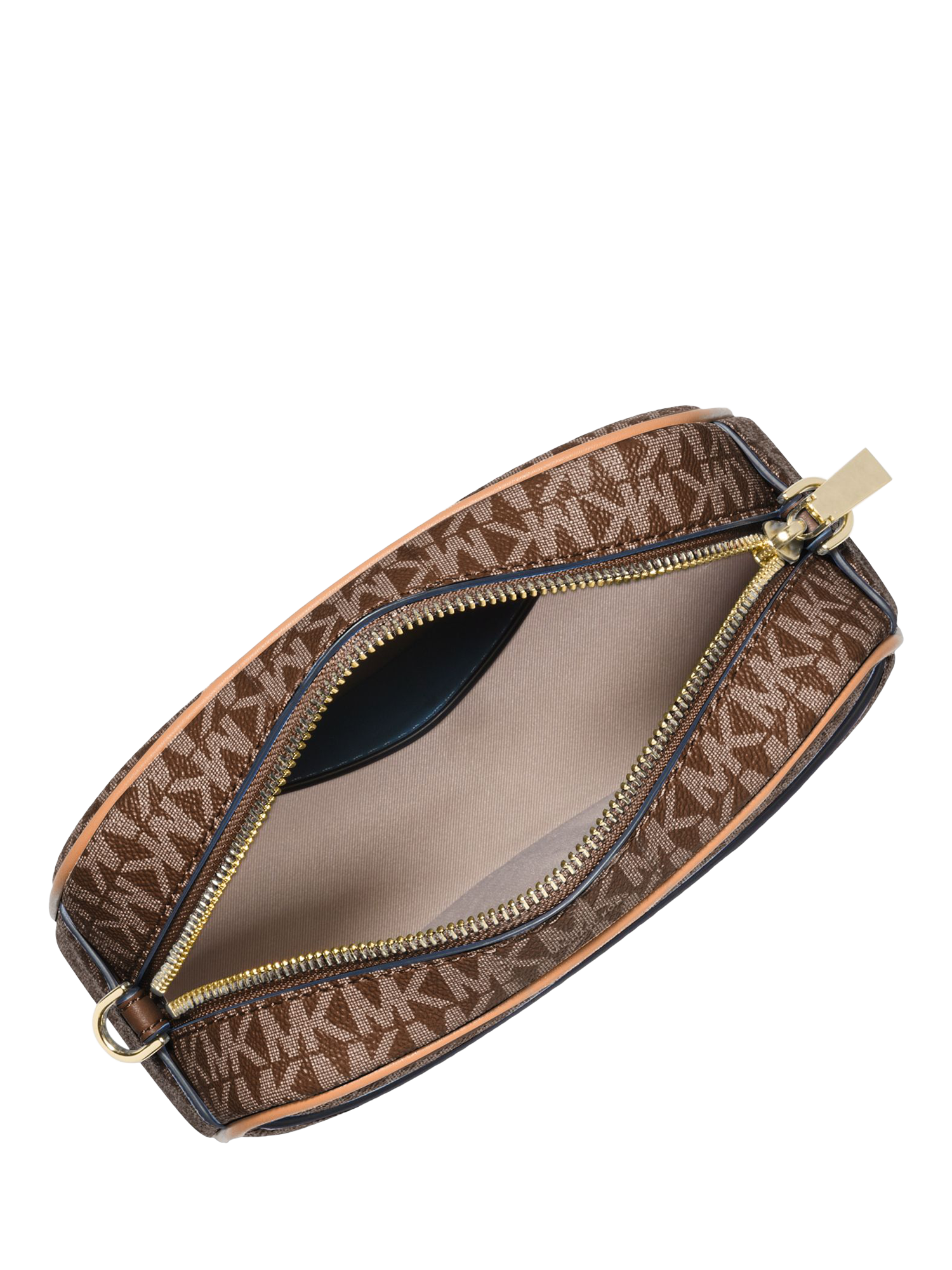 Product image 2 of 3, which shows Michael Kors Jetset Crossbody Bag, Brown/Acorn