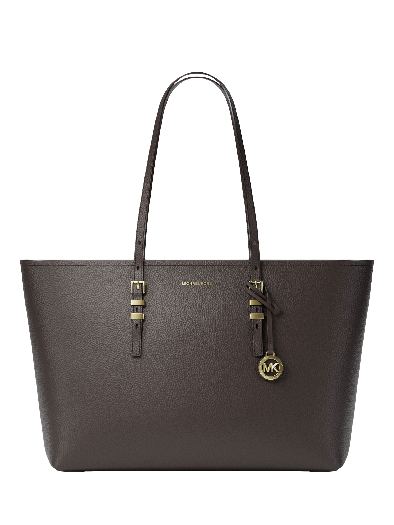 Michael Kors Quinn Leather Tote Bag, Chocolate