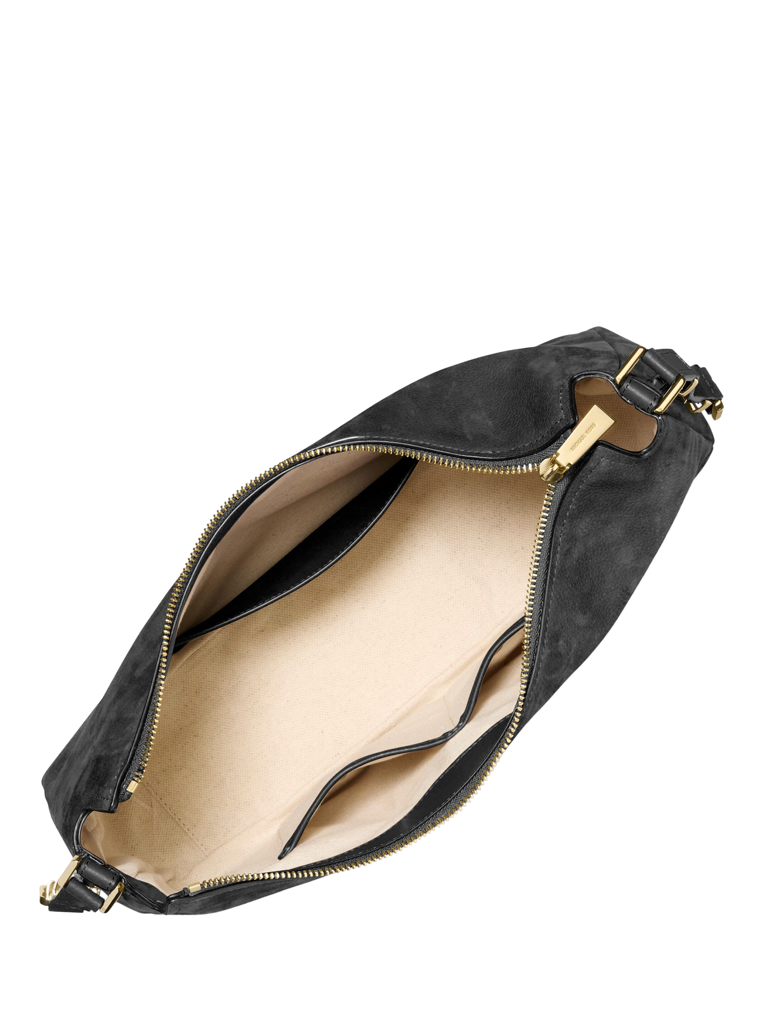 Product image 2 of 3, which shows Michael Kors Nolita Shoulder Bag, Black