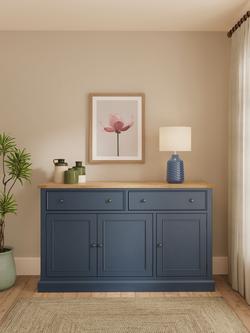 John Lewis Foxmoor Sideboard, FSC-Certified, Oak/Natural - view 2, Blue