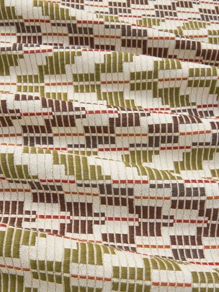 John Lewis Merida Furnishing Fabric, Bronze Green - view 2, Bronze Green