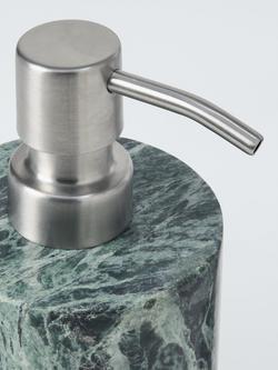 John Lewis Marble Soap Dispenser - view 2, Spider Green