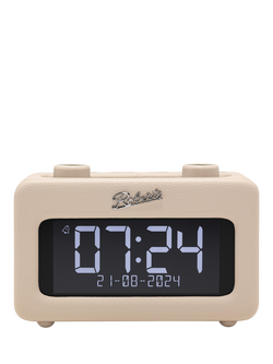 Roberts Revival Rest DAB/DAB+/FM Bluetooth Bedside Clock Radio, Pastel Cream