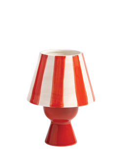 &k Amsterdam Cantine Lamp Tealight Holder, Red, Red